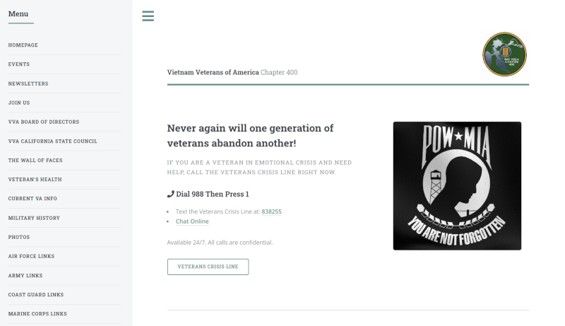 Vietnam Veterans of American - Chapter 400